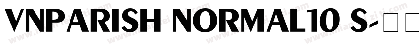 VNParisH Normal10 S字体转换